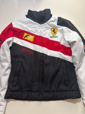 Rare Ferrari formula 1 racing jacket size 44 (worn) chase Authentics